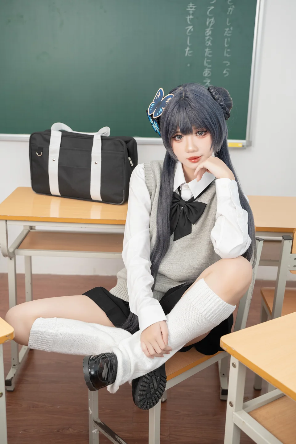 PoppaChan - Kisaki Student(妃咲)[134P,11V-345MB] tg@simisebaisi 【丝足阁】004.webp